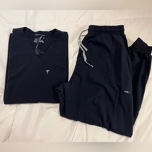 Mim Scrubs NAVY BLUE TOP/JOGGER women